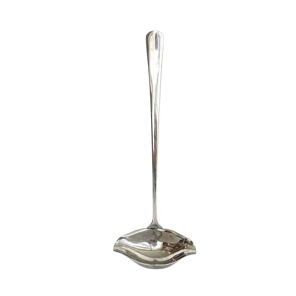 Windsor Silversmiths Japan Stainless Gravy Sauce Ladle Double Spout 15 Inch